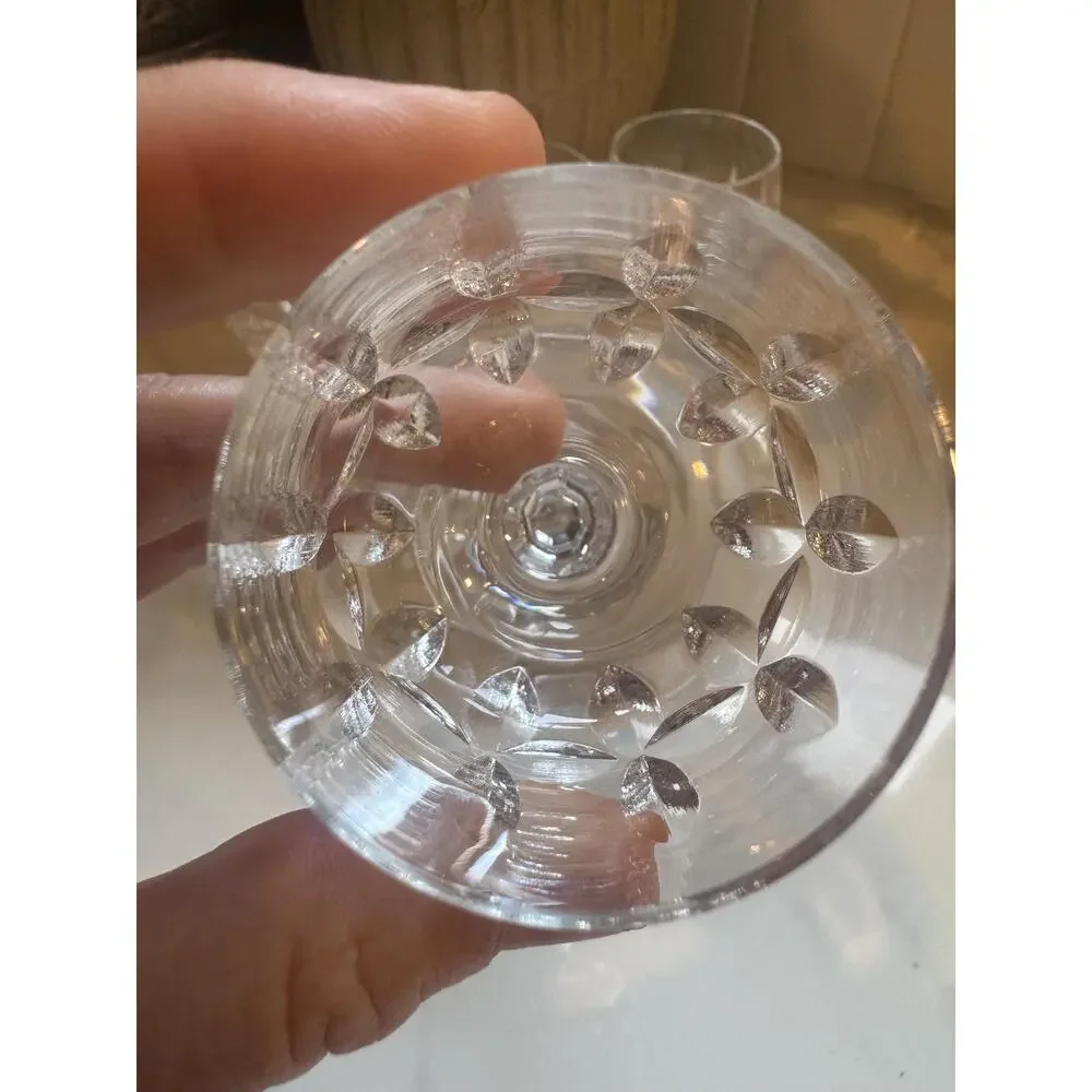 Vintage Set of 4 Waterford Crystal “Sheila” Cordial Liquor Glasses
